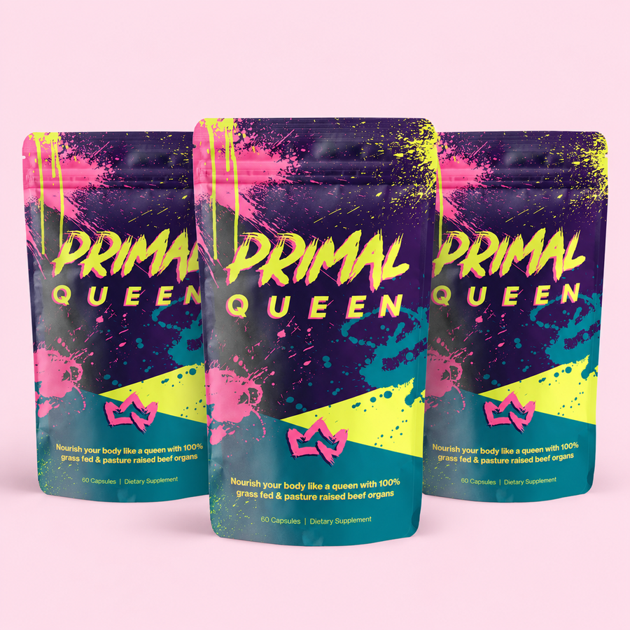Primal Queen Beef Organs — 3 bags, no gifts included